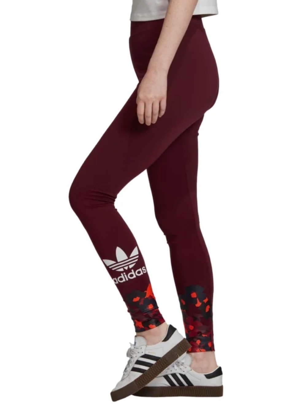 ADDIDAS Originals HER STUDIO LONDON
High Rise Leggings in Bordeaux Small EUC 159